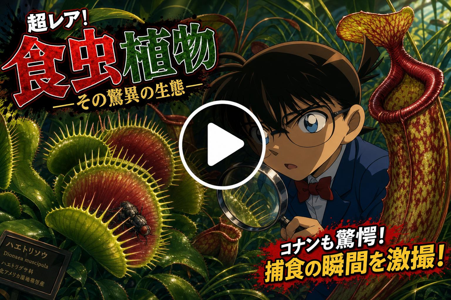 大象传媒植物视频教程——食虫植物捕蝇草视频演示
